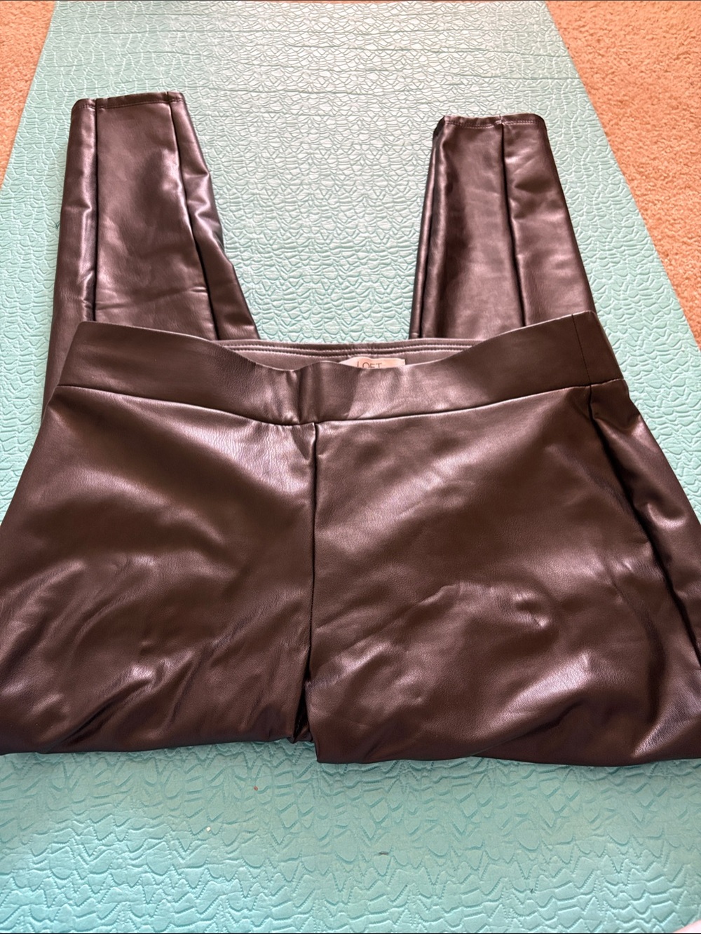 LOFT Faux Leather Skinny Pants